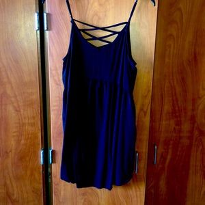 Black swimsuit coverup or dress